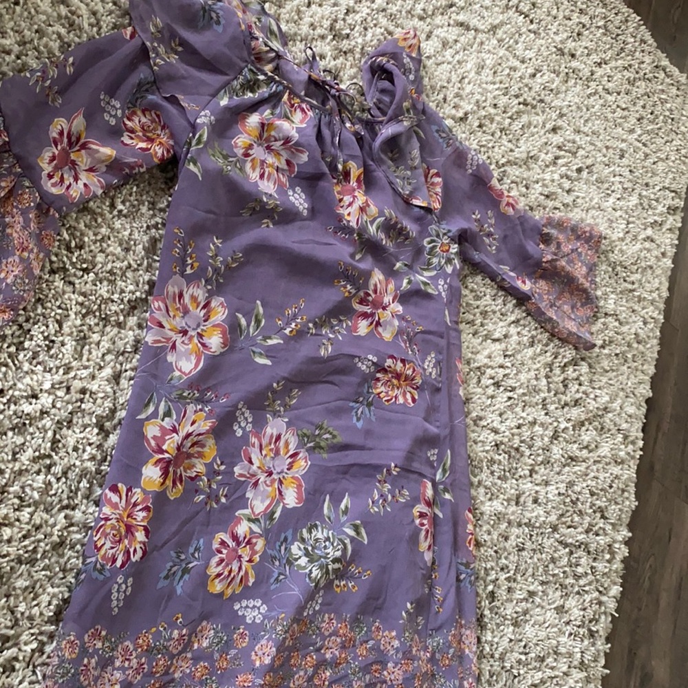 Blue rain Francesca floral dress